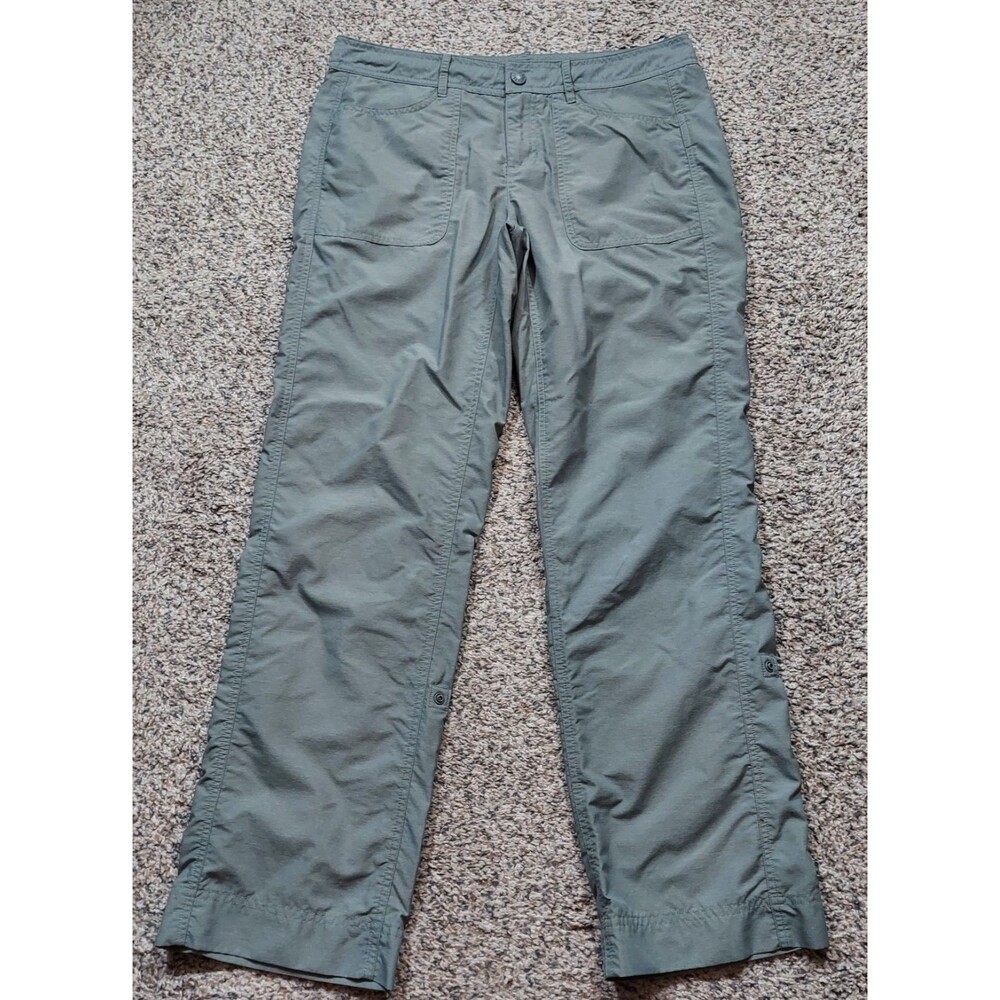 The North Face Horizon 2.0 Pants Women 8 Heather Gray Roll Tab Hem Hiking - Picture 1 of 7